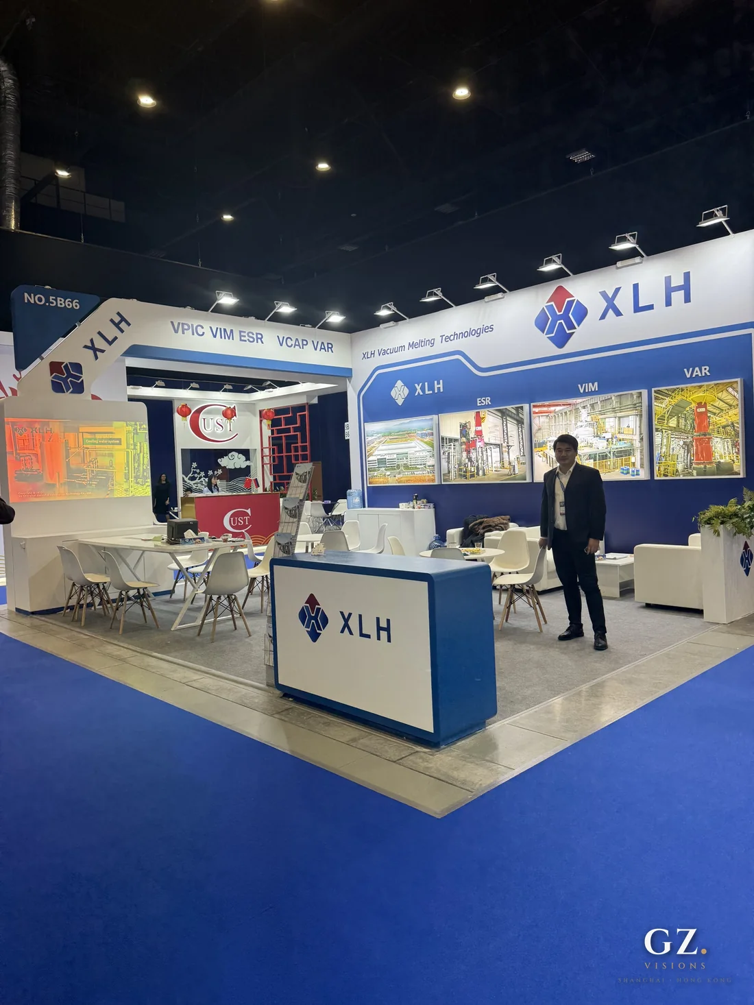 International trade fair, 2025. 42 m² double corner stand.