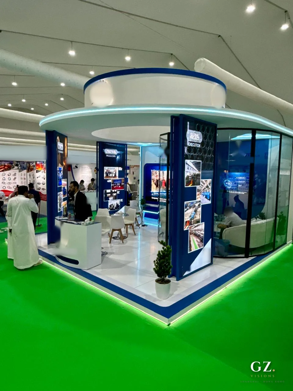 Riyadh, 2025. 36 m² corner stand.